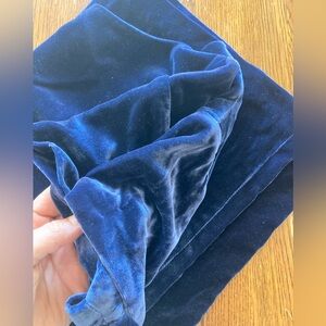 Vintage Navy Velvet Shirt